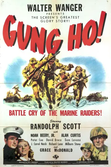 Poster to the movie "Gung Ho!" #1128383