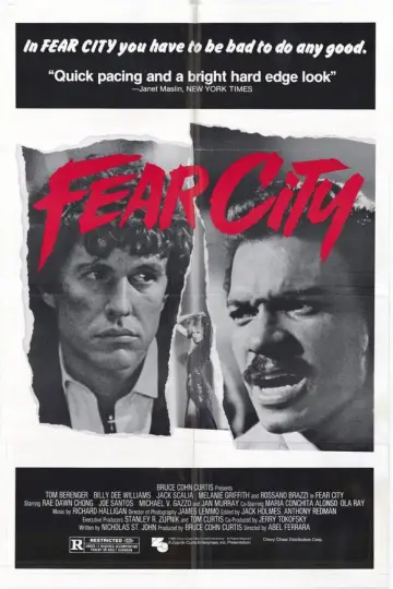 Poster to the movie "Fear City" #1074435