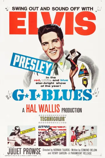 Poster to the movie "G.I. Blues" #1075470