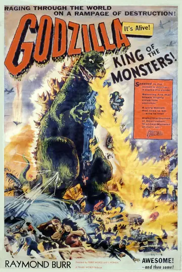 Poster to the movie "Godzilla, King of the Monsters!" #904524