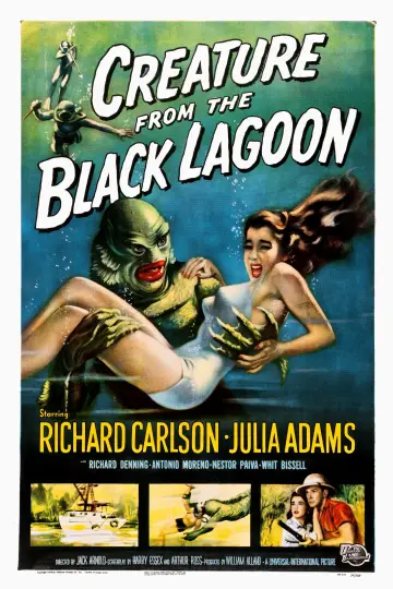 Poster to the movie "Creature from the Black Lagoon" #871036