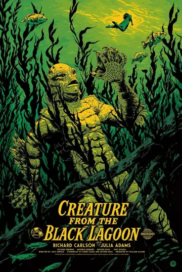 Poster to the movie "Creature from the Black Lagoon" #871057
