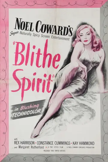 Poster to the movie "Blithe Spirit" #1091177