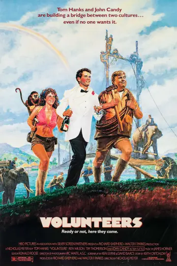 Poster to the movie "Volunteers" #1105756