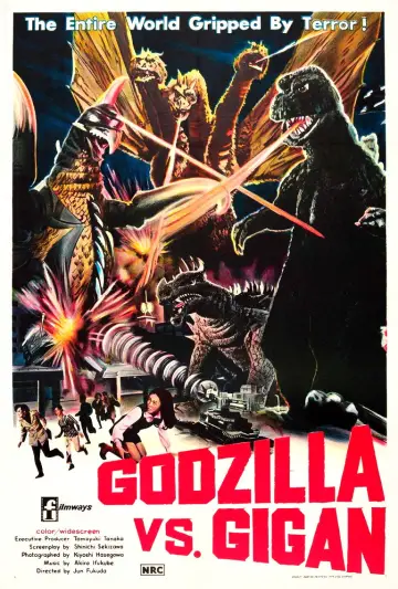 Poster to the movie "Godzilla vs. Gigan" #950098