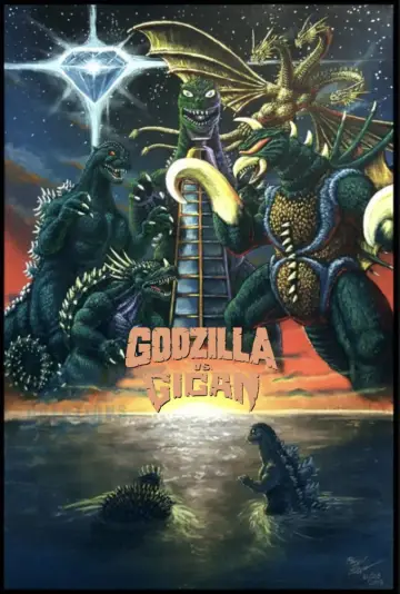 Poster to the movie "Godzilla vs. Gigan" #950126