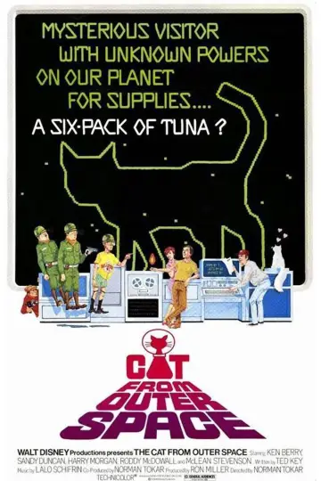 Poster to the movie "The Cat from Outer Space" #1051443