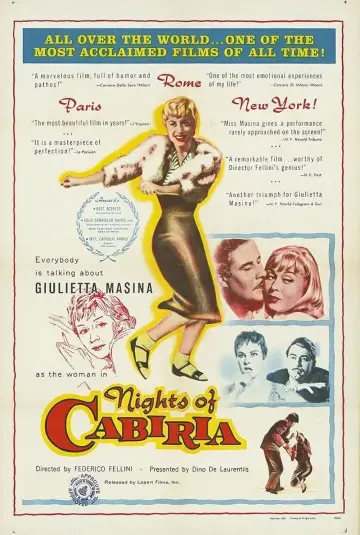 Poster to the movie "Nights of Cabiria" #983600