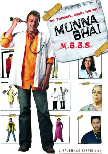 Poster to the movie "Munna Bhai M.B.B.S." #903992