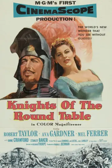 Poster to the movie "Knights of the Round Table" #1616016