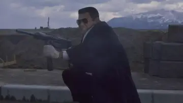 The Machine Gun Dragon Poster