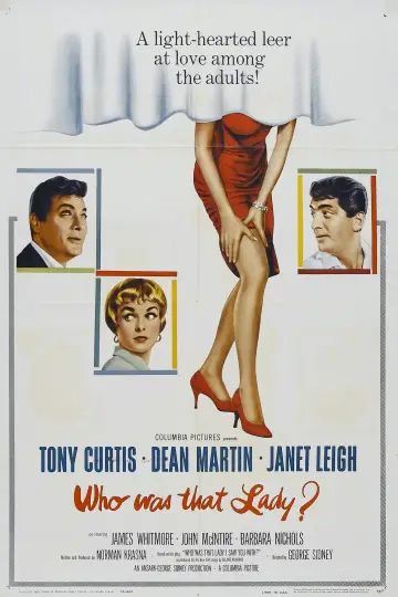 Poster to the movie "Who Was That Lady?" #1036447