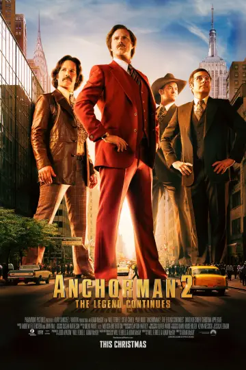Poster to the movie "Anchorman 2: The Legend Continues" #791773