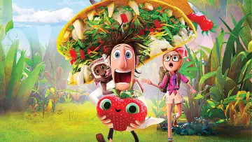 Backdrop to the movie "Cloudy with a Chance of Meatballs 2" #285222