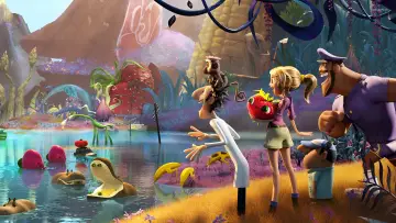 Backdrop to the movie "Cloudy with a Chance of Meatballs 2" #963675
