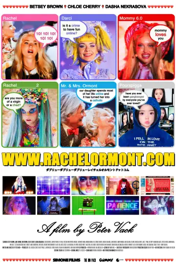Poster to the movie "www.RachelOrmont.com" #534544
