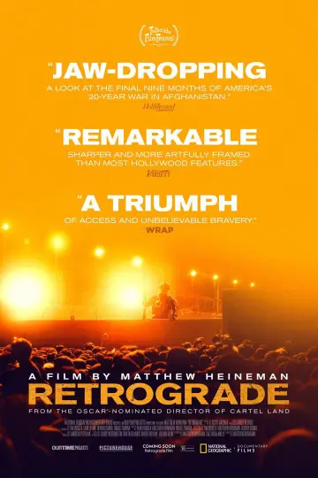 Poster to the movie "Retrograde" #1871424