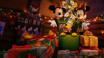 Backdrop to the movie "Mickey Saves Christmas" #1875915