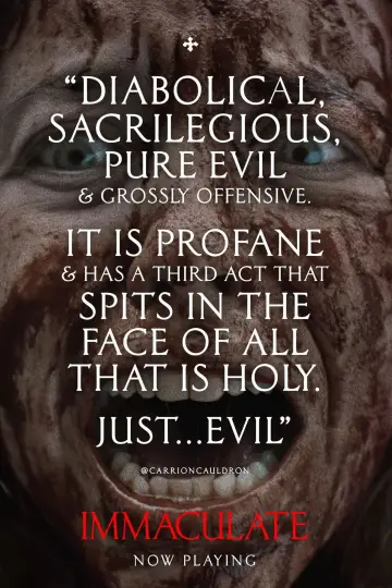 Poster to the movie "Immaculate" #588972