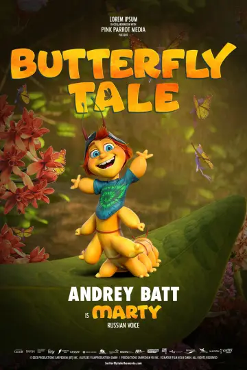 Poster to the movie "Butterfly Tale" #539840