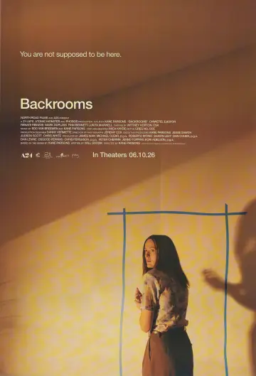 Poster to the movie "Backrooms" #1841004