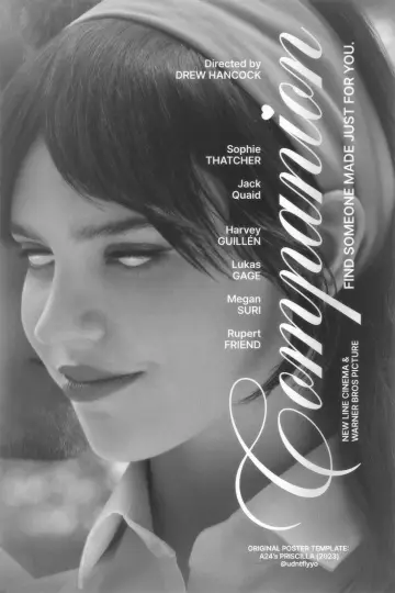 Poster to the movie "Companion" #1643225
