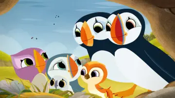 Backdrop to the movie "Puffin Rock and the New Friends" #443831