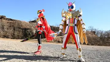 Backdrop to the movie "Avataro Sentai Donbrothers vs. Zenkaiger" #1909450