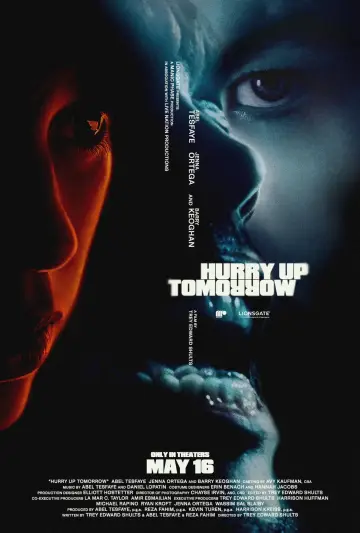 Poster to the movie "Hurry Up Tomorrow" #593944