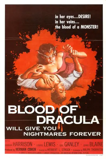 Blood of Dracula Poster