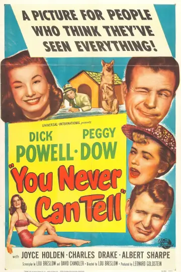 Poster to the movie "You Never Can Tell" #1638676