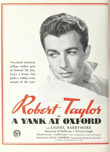 Poster to the movie "A Yank at Oxford" #1860741