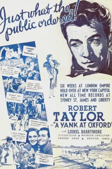 Poster to the movie "A Yank at Oxford" #1860745