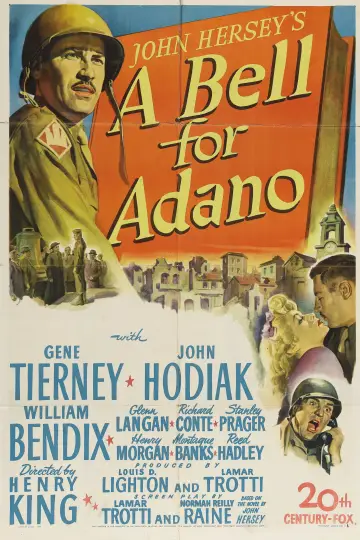 Poster to the movie "A Bell for Adano" #1853763