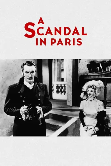 Poster to the movie "A Scandal in Paris" #1035468