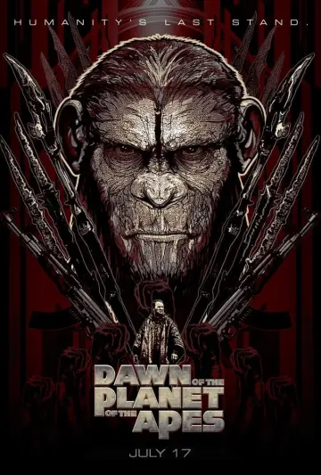 Poster to the movie "Dawn of the Planet of the Apes" #155322