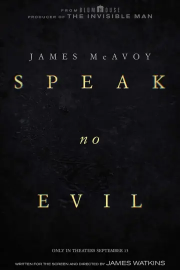 Poster to the movie "Speak No Evil" #576823