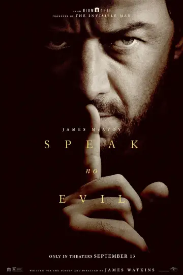 Poster to the movie "Speak No Evil" #576860