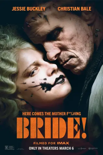 Poster to the movie "The Bride!" #761112