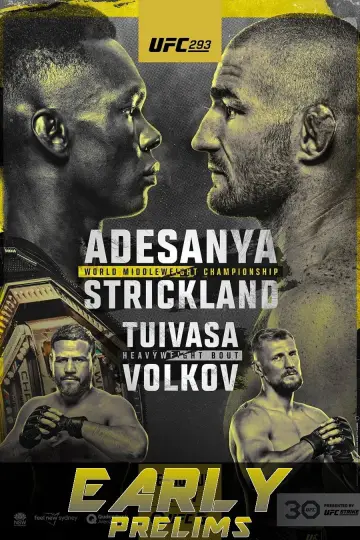 Poster to the movie "UFC 293: Adesanya vs. Strickland" #1047373
