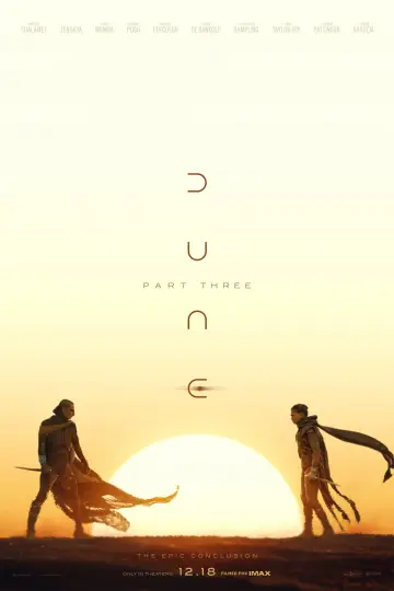 Poster to the movie "Dune: Part Three" #958966