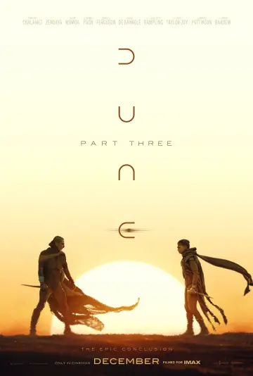 Poster to the movie "Dune: Part Three" #958974