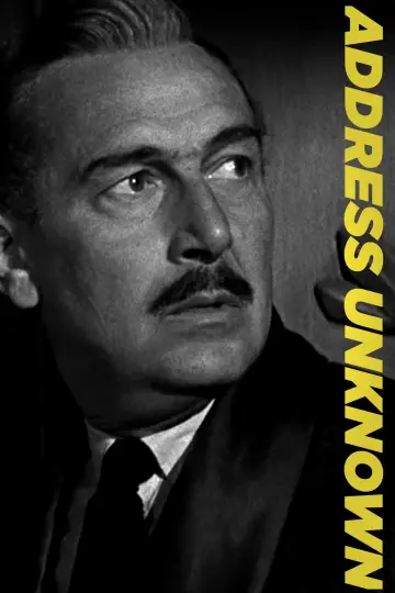 Poster to the movie "Address Unknown" #1133944
