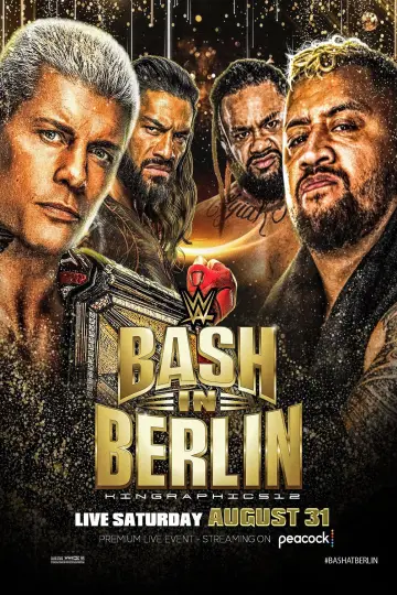 Poster to the movie "WWE Bash in Berlin" #978997