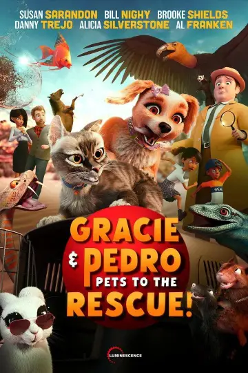 Poster to the movie "Gracie & Pedro: Pets to the Rescue" #1809693