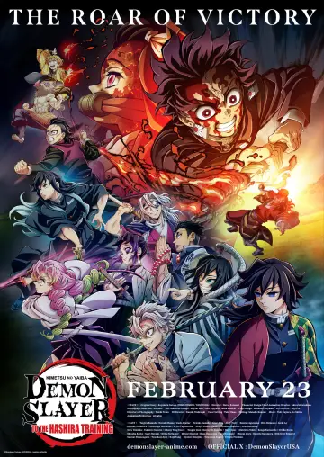 Poster to the movie "Demon Slayer: Kimetsu no Yaiba -To the Hashira Training-" #923951