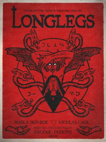 Poster to the movie "Longlegs" #444705