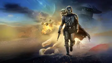 Backdrop to the movie "The Mandalorian and Grogu" #1177548