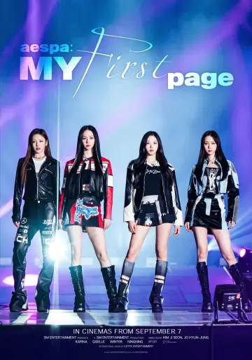 Poster to the movie "aespa: MY First page" #1015806