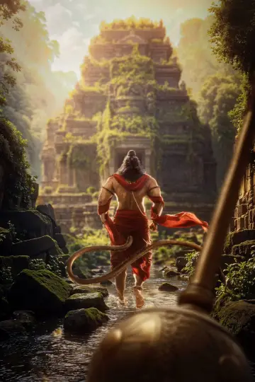 Poster to the movie "Jai Hanuman" #883659